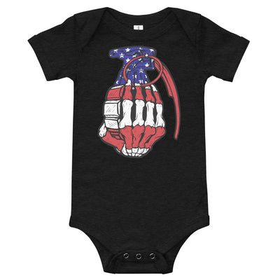 Baby short sleeve one piece Red White Blue